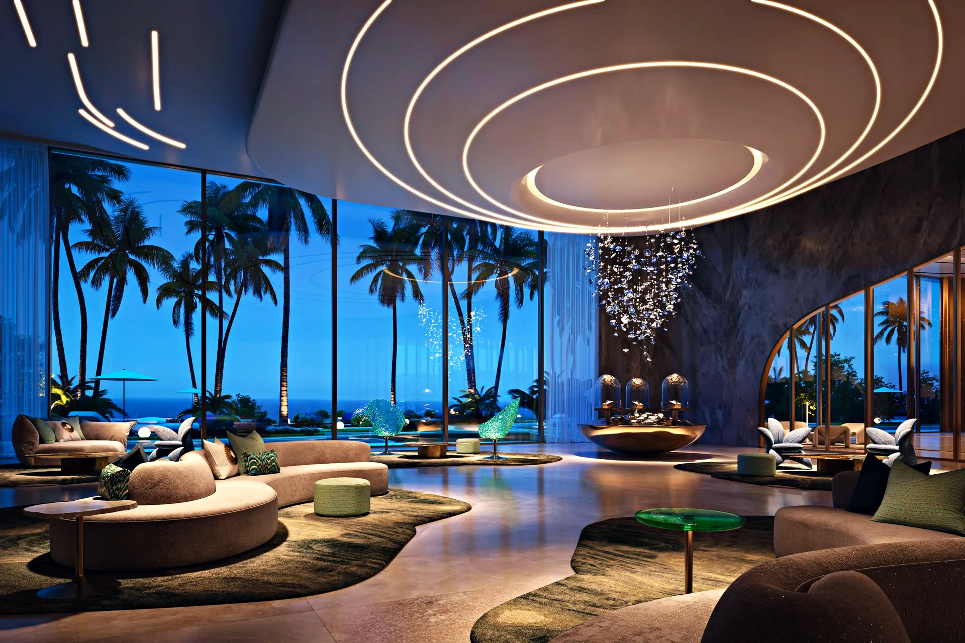 The Jacob & Co. Residents Club lounge